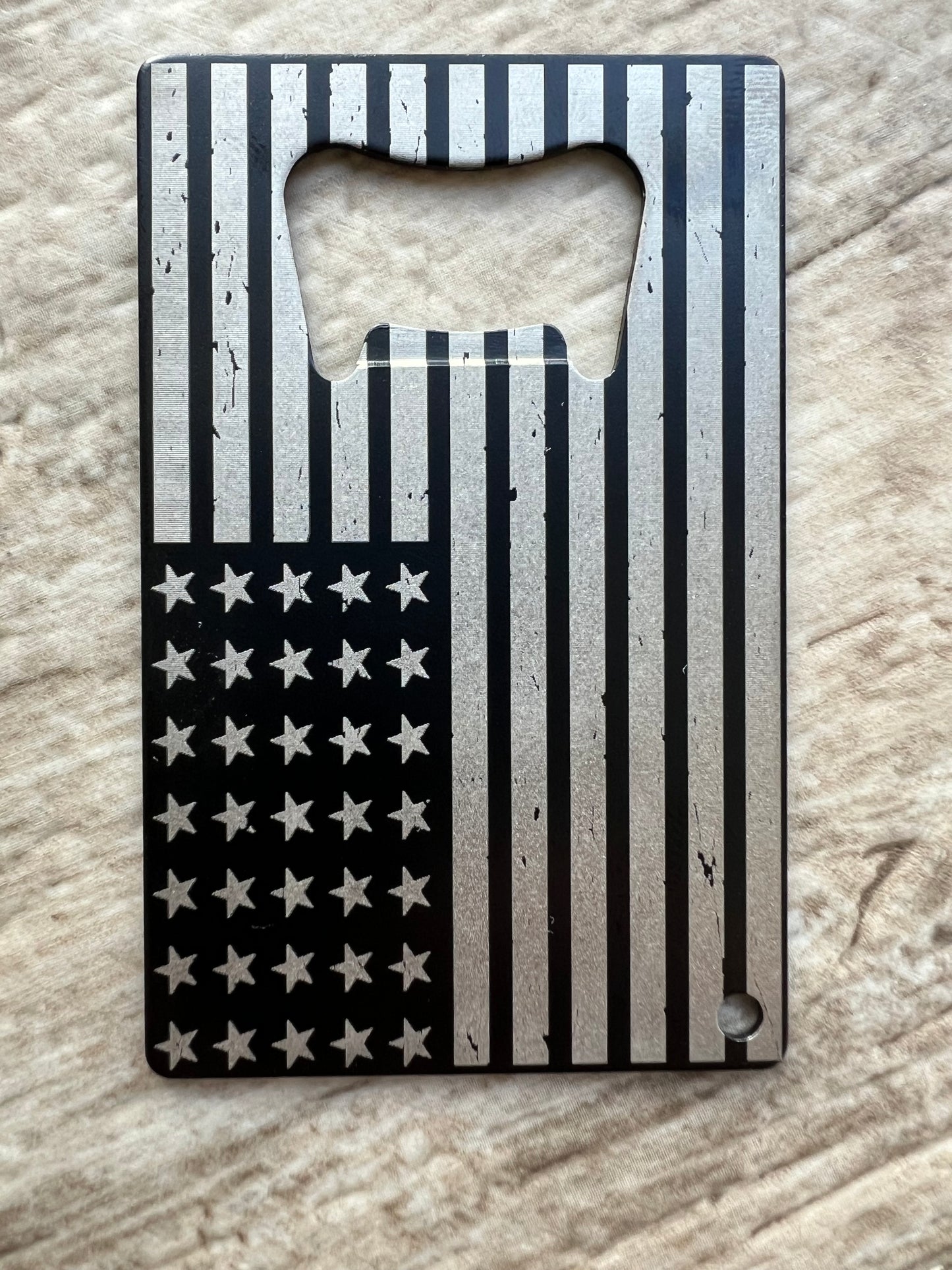 Steel Bottle Opener (Credit Card Size) CUSTOM ORDER