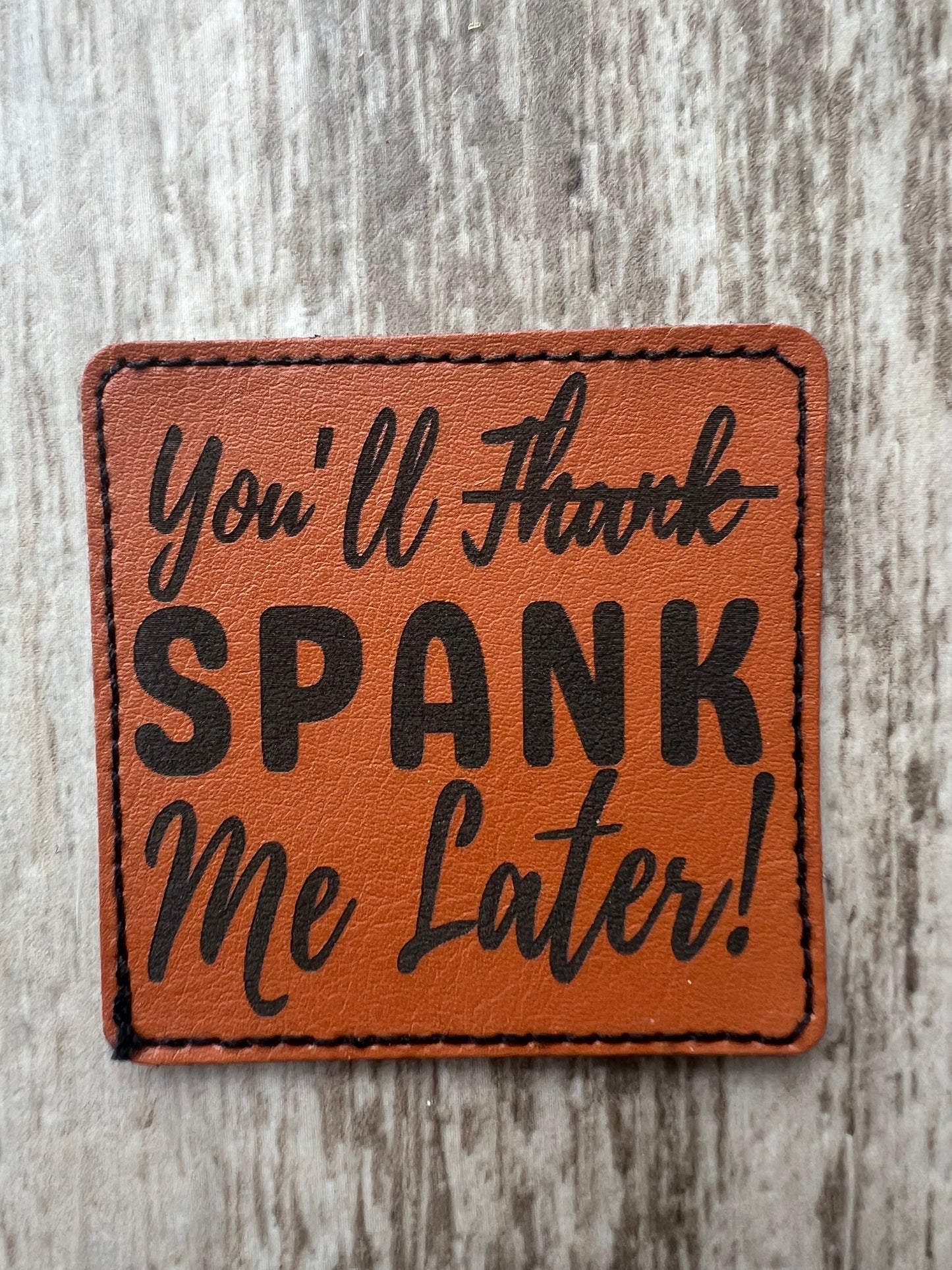 Custom leatherette patches