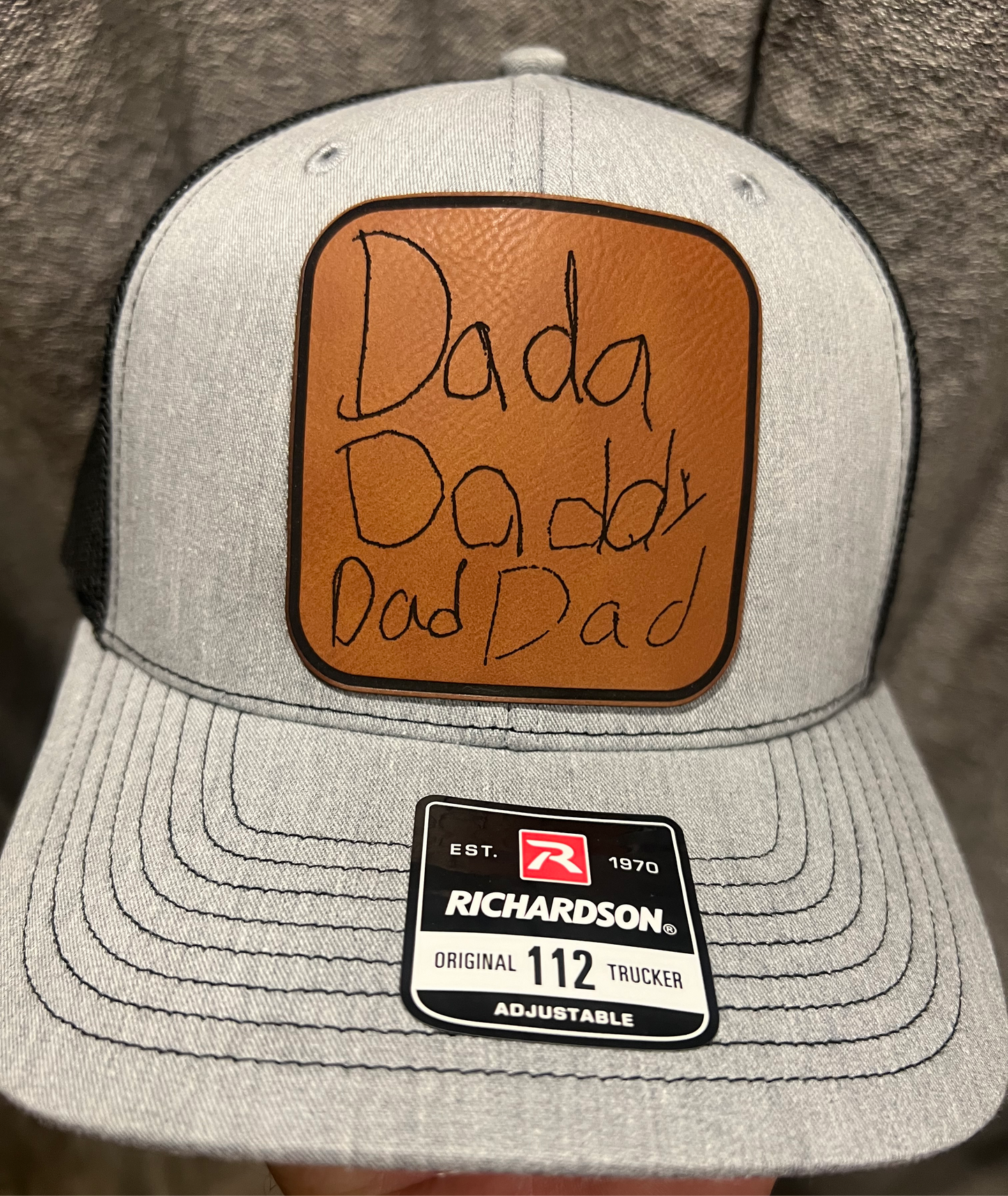 Custom Leatherette Patch Hat