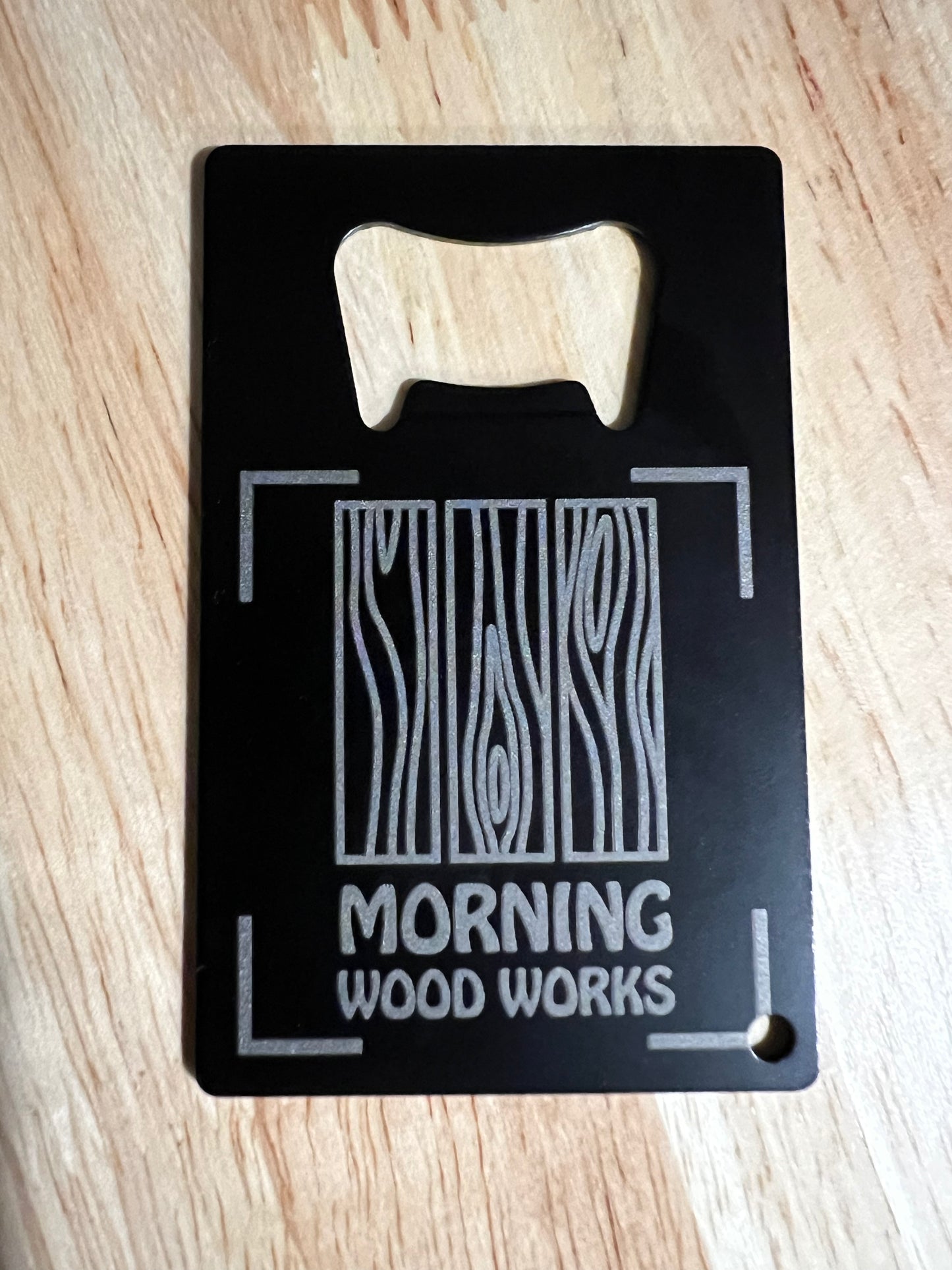 Steel Bottle Opener (Credit Card Size) CUSTOM ORDER