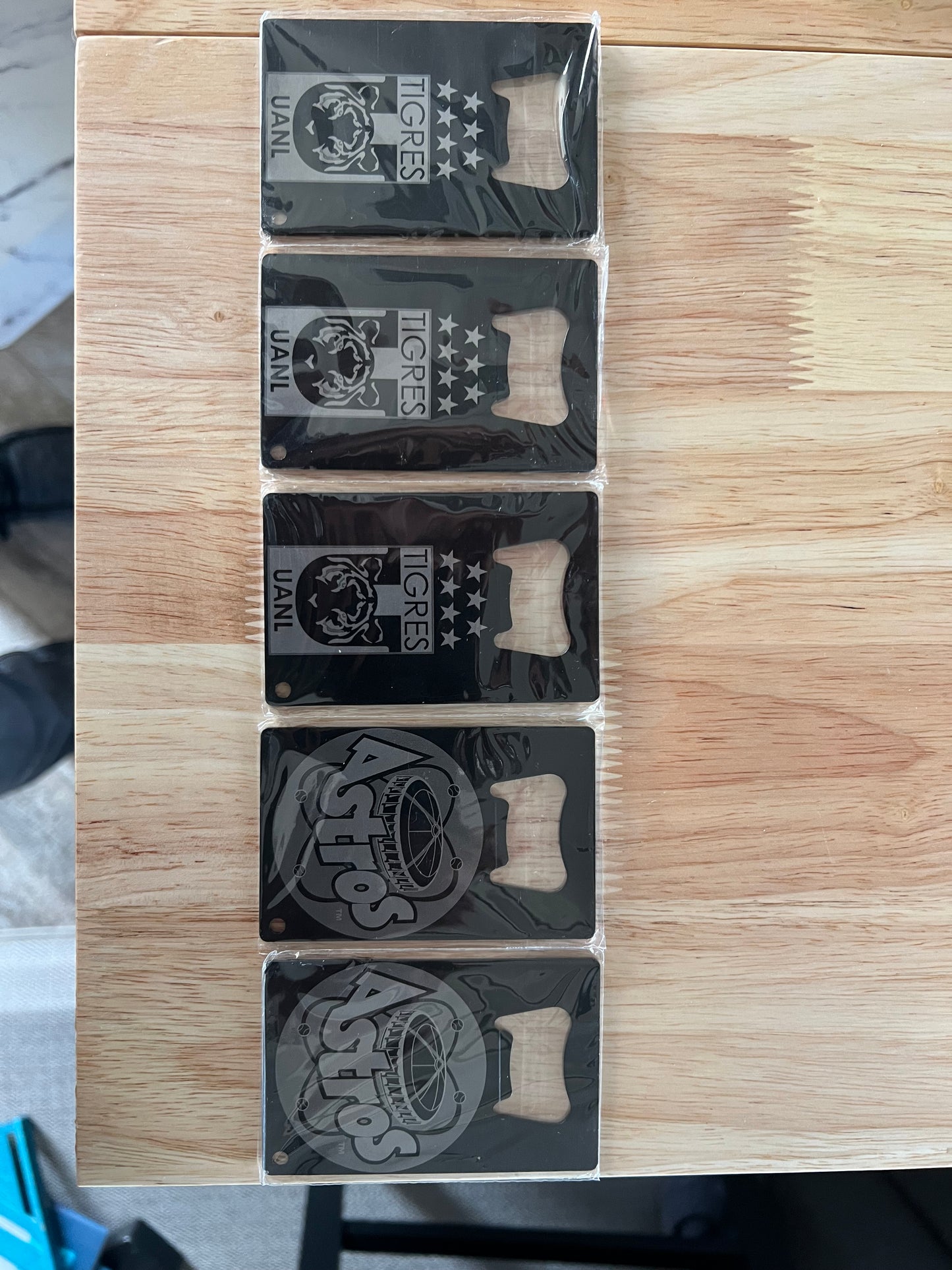 Steel Bottle Opener (Credit Card Size) CUSTOM ORDER