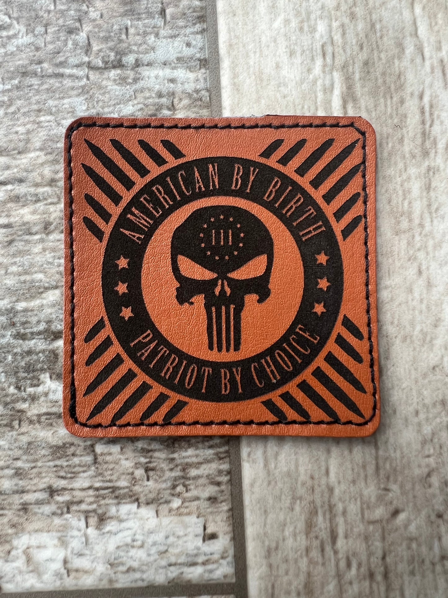 Custom leatherette patches