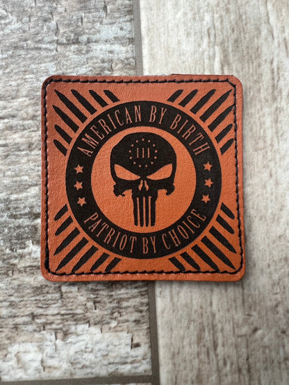 Custom leatherette patches
